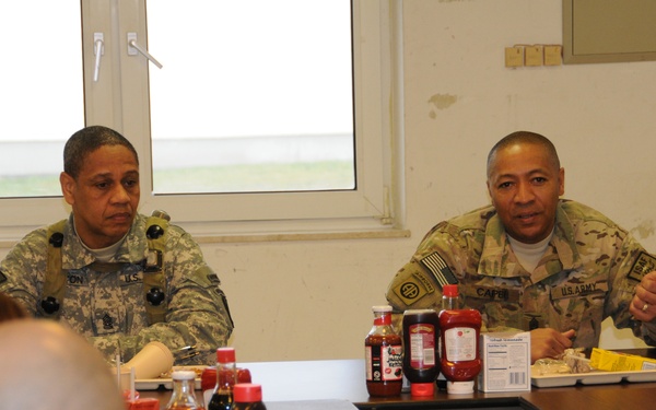 US Army Command Sgt. Maj. Thomas R. Capel visits The Joint Multinational Readiness Center