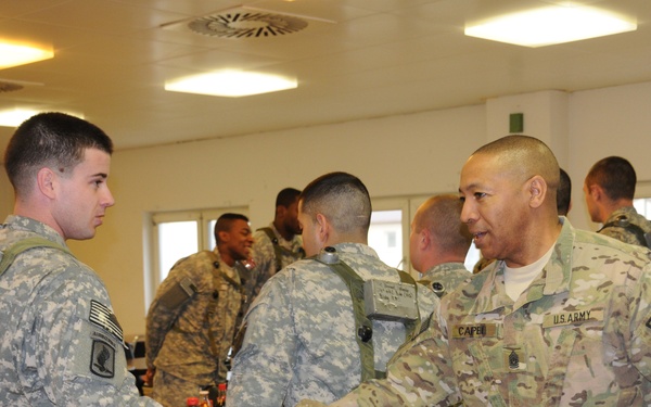 US Army Command Sgt. Maj. Thomas R. Capel visits The Joint Multinational Readiness Center