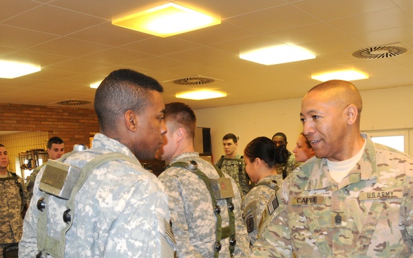 US Army Command Sgt. Maj. Thomas R. Capel visits The Joint Multinational Readiness Center