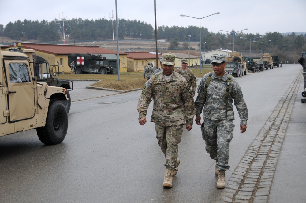 US Army Command Sgt. Maj. Thomas R. Capel visits The Joint Multinational Readiness Center