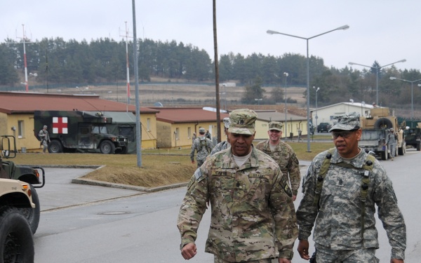 US Army Command Sgt. Maj. Thomas R. Capel visits The Joint Multinational Readiness Center
