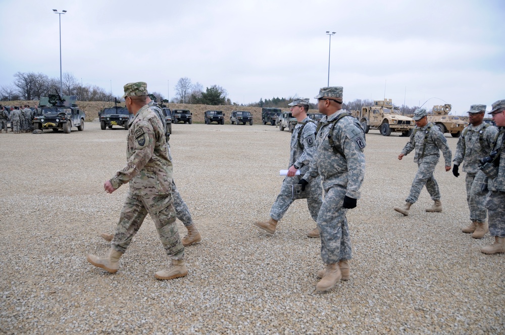 US Army Command Sgt. Maj. Thomas R. Capel visits the Joint Multinational Readiness Center