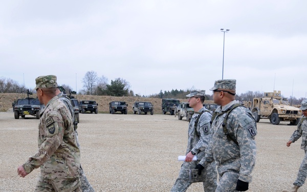 US Army Command Sgt. Maj. Thomas R. Capel visits the Joint Multinational Readiness Center