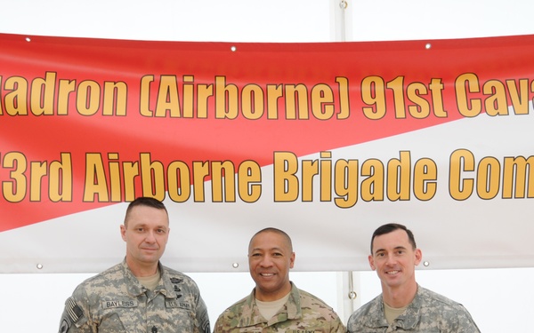 U.S. Army Command Sgt. Maj. Thomas R. Capel visits the Joint Multinational Readiness Center