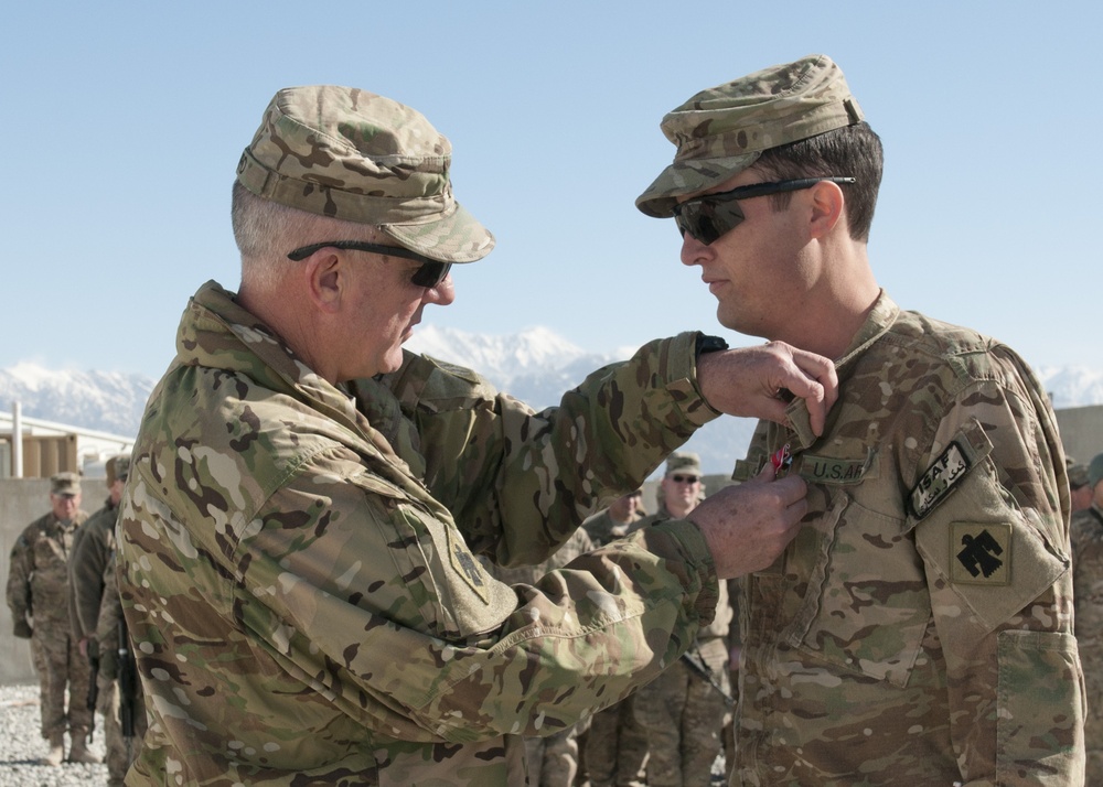 1st Lt. Jason Smith awarded the Bronze Star