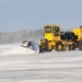 Pushing snow