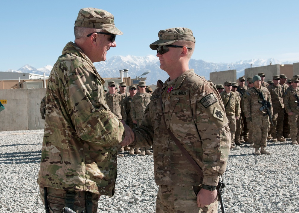 Cpl. James Keller awarded the Bronze Star