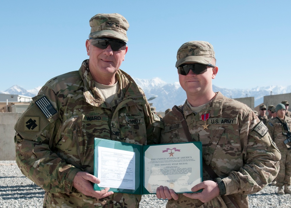 Cpl. James Keller awarded the Bronze Star