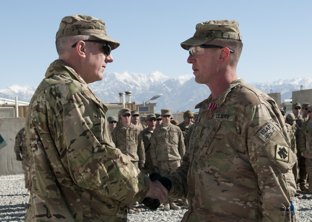 Maj. Barry Vincent awarded the Bronze Star