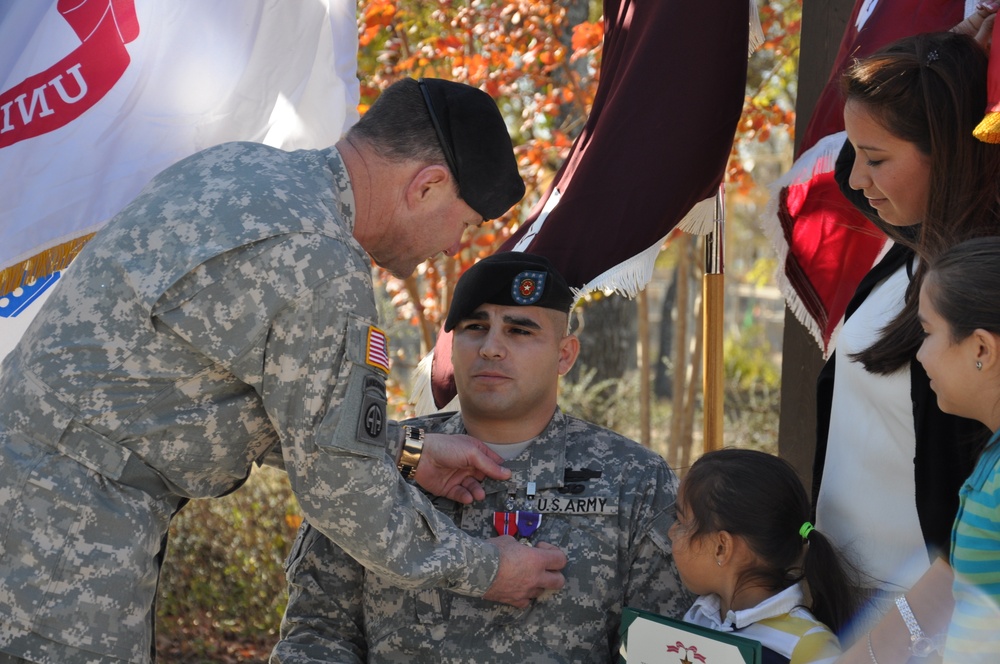 CG honors Purple Heart veterans, talks Army South mission, CSA guidance