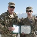 Pfc. Kendall Nolting awarded the Purple Heart