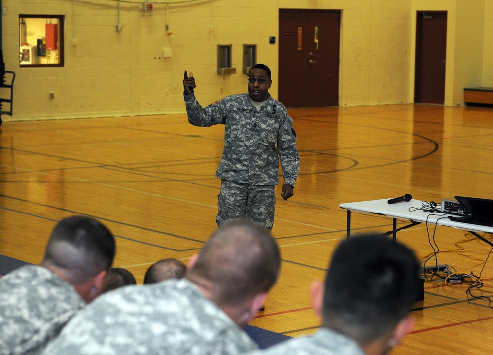 HRC leaders inform Fort Carson soldiers