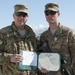 Spc. Markus Hust awarded the Purple Heart