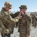 Pvt. Eric Walker awarded the Purple Heart