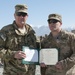 Pvt. Eric Walker awarded the Purple Heart
