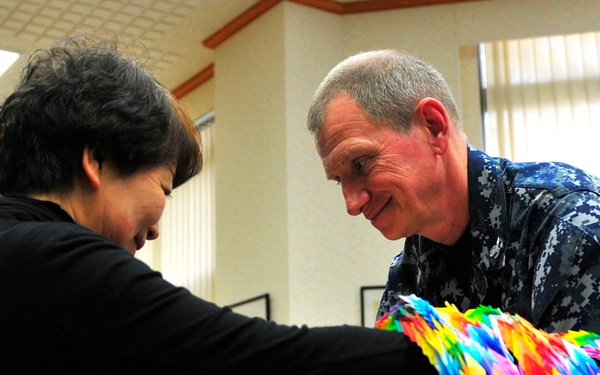 Paper cranes as a thank you