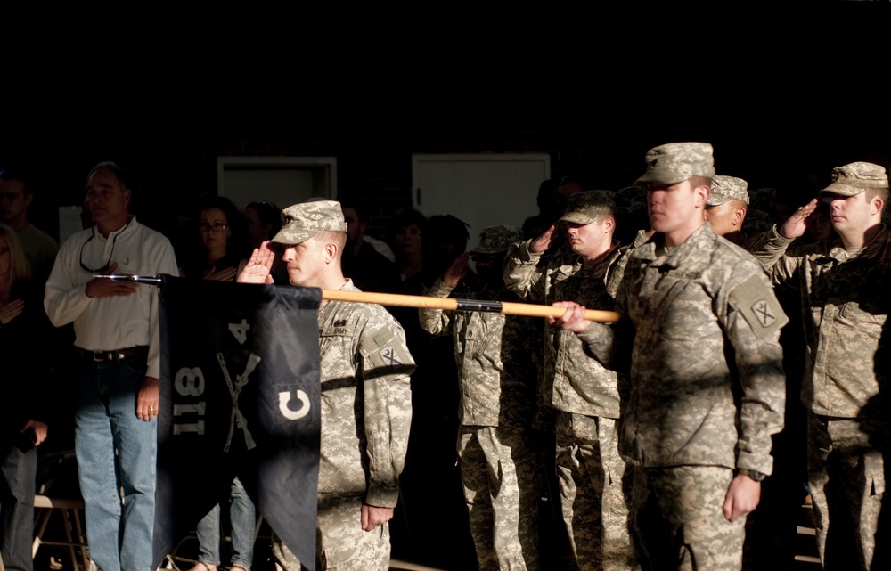 4-118th deployment ceremony