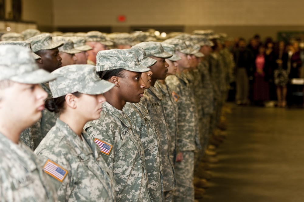 4-118th deployment ceremony