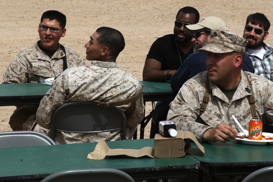 Marines find downtime while deployed