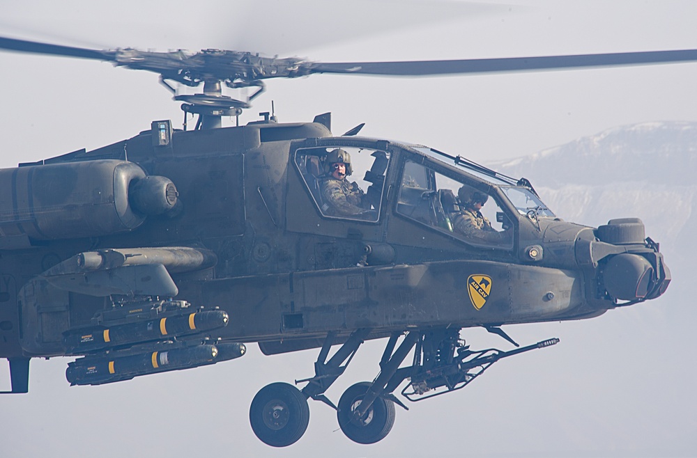 Air Cav. over the skies of northern Afghanistan