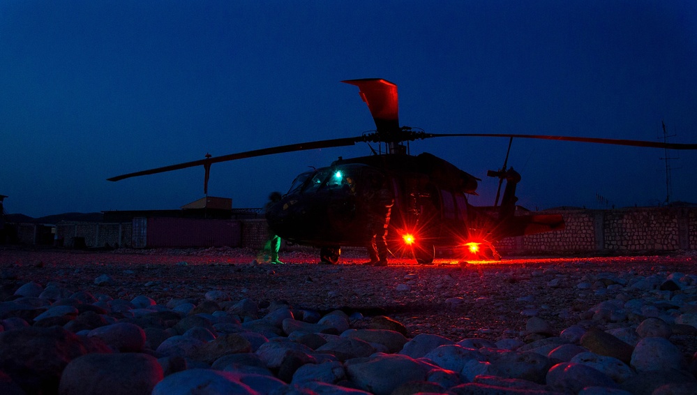 Air Cav over the skies of northern Afghanistan