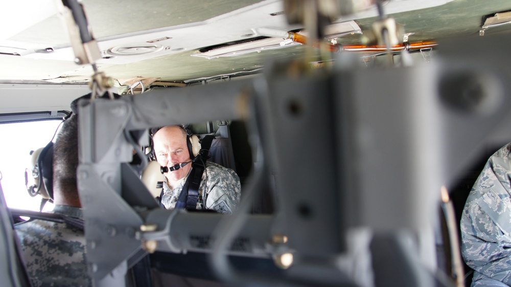 Lt. Gen. William E. Ingram Jr., Army National Guard director, tours national guard facilities in Hawaii