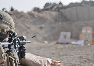 Baker Company of Task Force Gold Geronimo making their mark in Rahman Kheyl