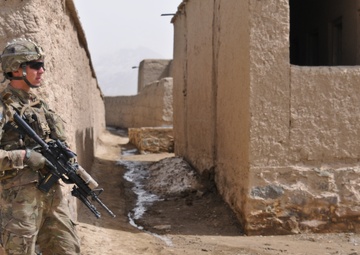 Baker Company of Task Force Gold Geronimo making their mark in Rahman Kheyl