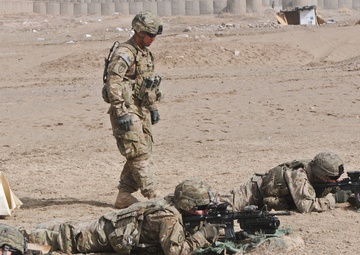 Baker Company of Task Force Gold Geronimo making their mark in Rahman Kheyl