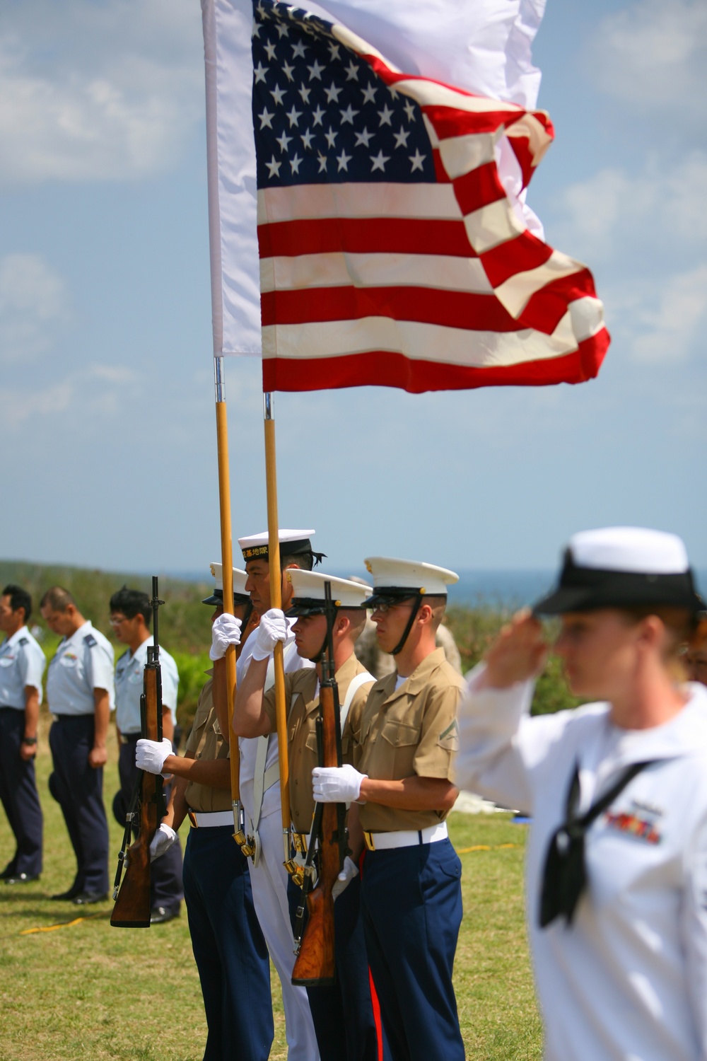 Iwo Jima veterans return to sacred ground