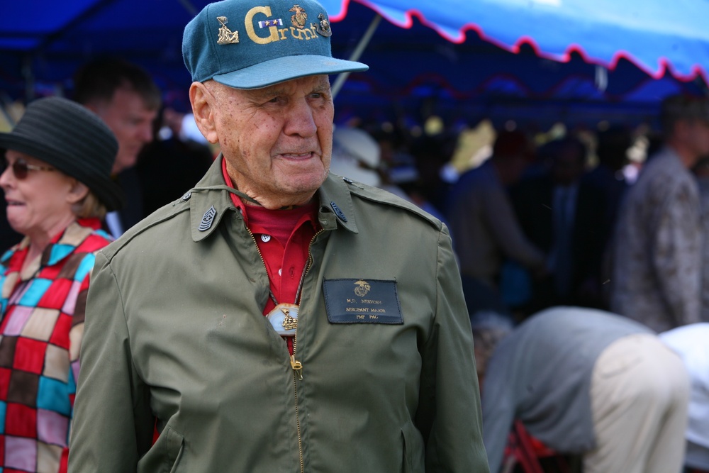 Iwo Jima veterans return to sacred ground