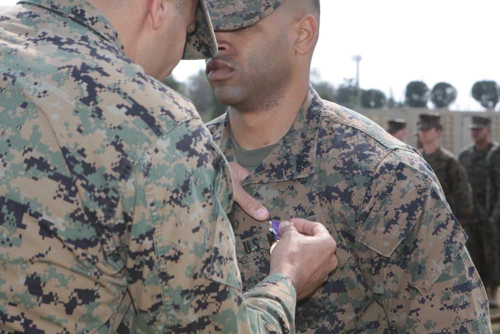 Sacramento native receives Purple Heart