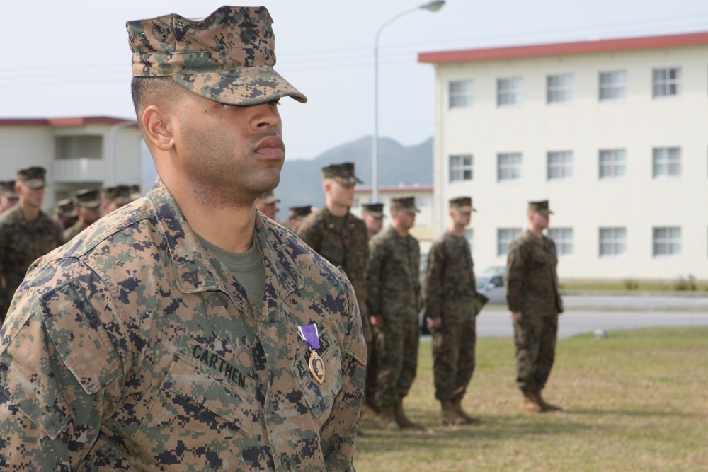 Sacramento native receives Purple Heart