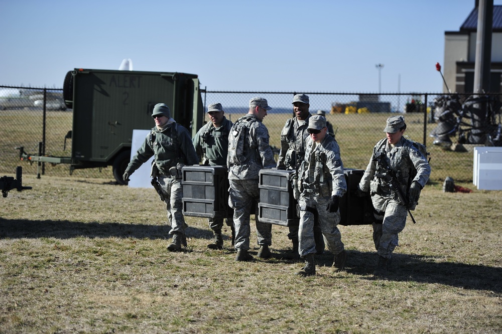 Air mobility contingency response team joins forces with medics, trains to move Americans out of harm's way