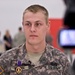 Soldier interviewed at Welcome Home Ceremony