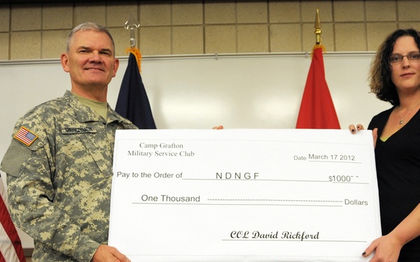 Military Service Club supports military members through donation