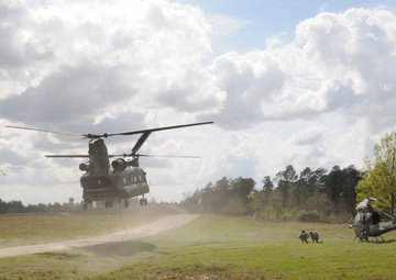Soldiers with 1st Inf. Div. complete aircraft recovery training at JRTC