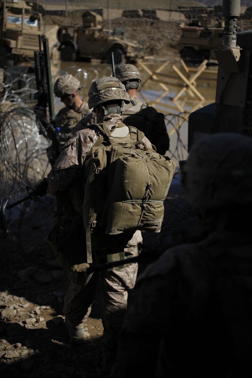 Patrol in Kajaki