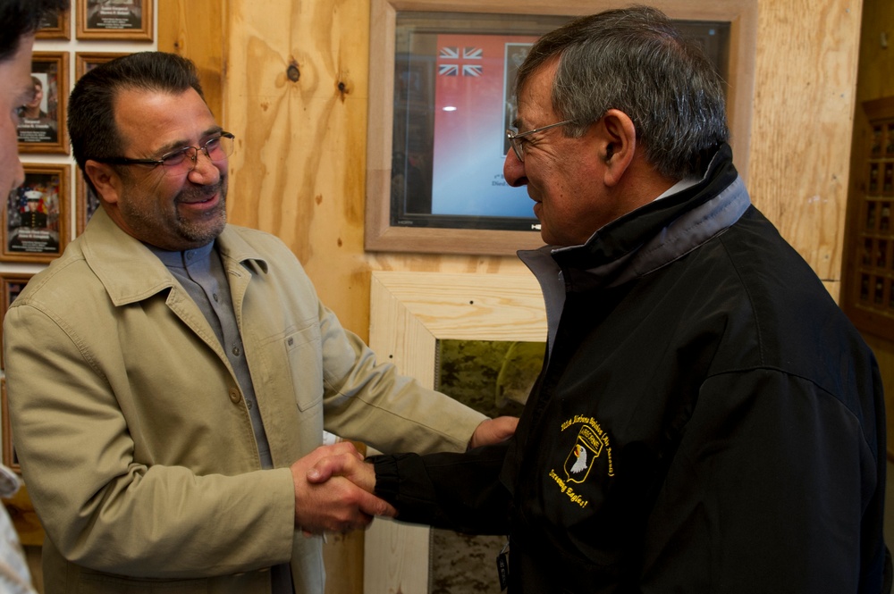 Panetta in Afghanistan