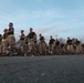 Cannoneers run, bid shot out to 5th Battalion, 10th Marine Regiment