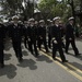 Sailors participate in Savannah's St. Patrick's Day parade