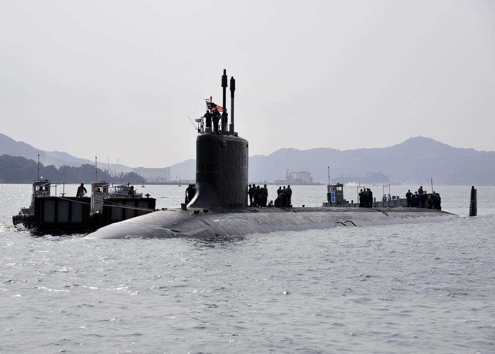 USS North Carolina in Japan