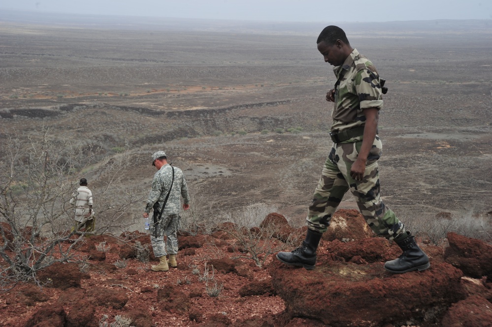 CJTF-HOA patrols in Djibouti