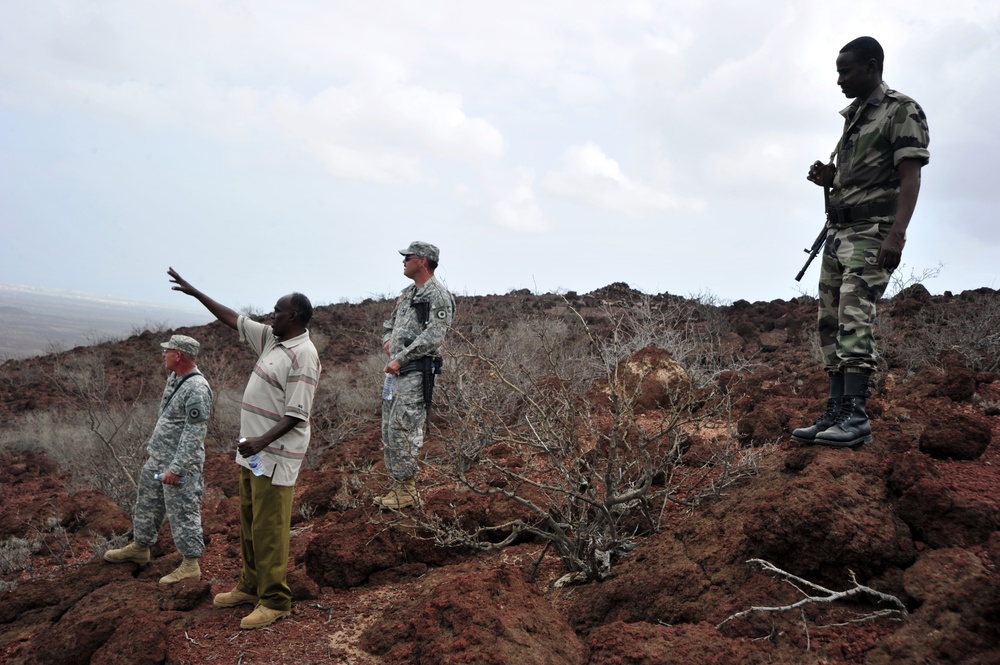 CJTF-HOA patrols in Djibouti