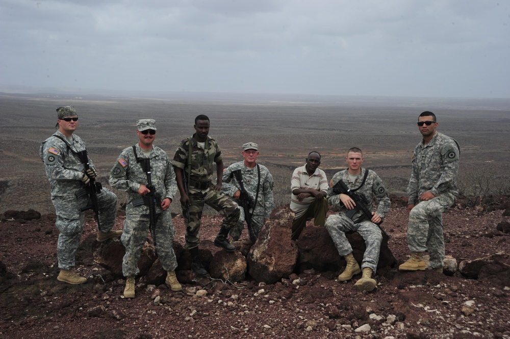 CJTF-HOA patrols in Djibouti