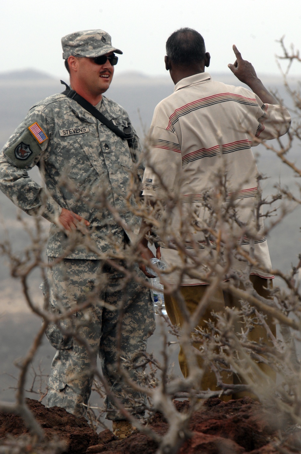 CJTF-HOA patrols in Djibouti