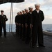 Burial at sea aboard USS Enterprise