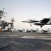 F/A-18F Super Hornet prepares to land aboard USS Abraham Lincoln