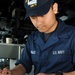 USS George H.W. Bush sailor logs entries