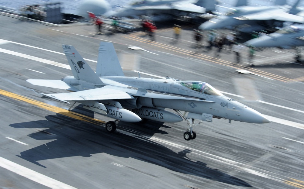 F/A-18C Hornet aboard USS Dwight D. Eisenhower